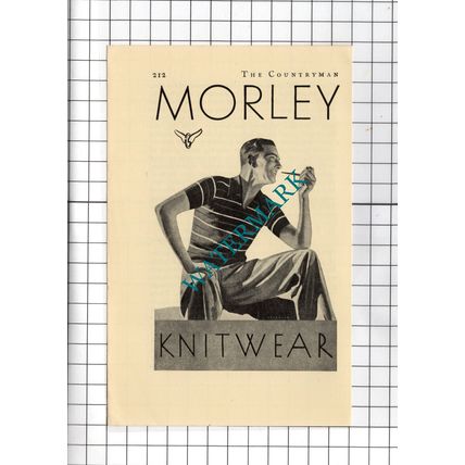 Morley Knitwear ADVERT - 1938 Small Advert