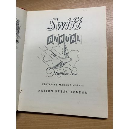 c1955 "SWIFT ANNUAL NUMBER 2" ILLUSTRATED ANNUAL HARDBACK BOOK (P4)