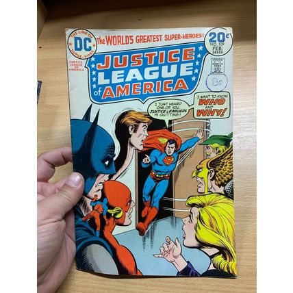 DC COMICS JUSTICE LEAGUE OF AMERICA #109 FEB 1974 (VFN) COMIC (LL)