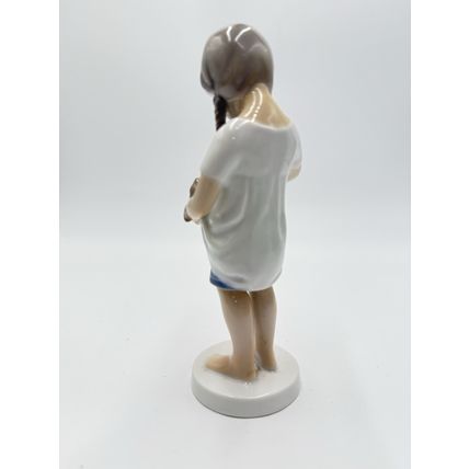B&G Bing Grondahl Denmark Little Mother Girl Cat 1958-62 Porcelain Figurine 1779