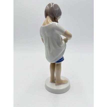 B&G Bing Grondahl Denmark Little Mother Girl Cat 1958-62 Porcelain Figurine 1779