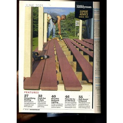 FAMILY HANDYMAN MAGAZINE JUNE 2021 Custom DIY GRILL STATION OUTDOOR LIGHTING EXC