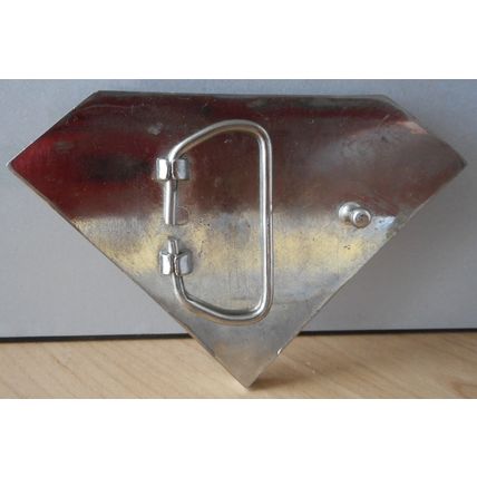 SUPERMAN Belt Buckle - Enamelled Metal - DC Comics Superhero Man Of Steel
