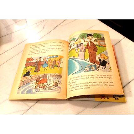 Old Vintage Little Golden Book Dennis The Menace And Ruff (C) Third Edition 1959