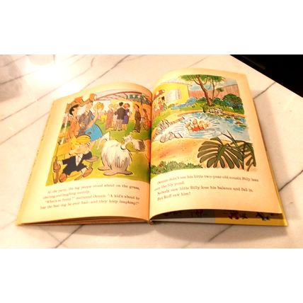Old Vintage Little Golden Book Dennis The Menace And Ruff (C) Third Edition 1959