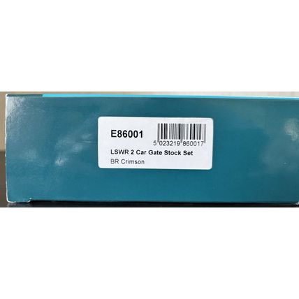 EFE E86001 LSWR 2 Car Gate Stock Set BR Crimson - BNIB