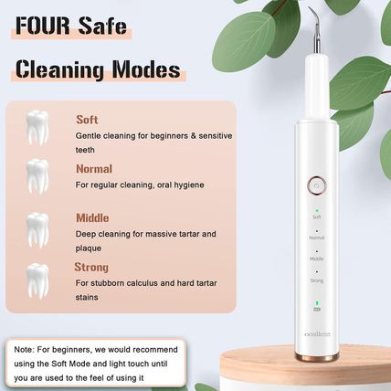 Plaque Remover for Teeth, Electric Tooth Cleaner Tartar Remover for Teeth with L