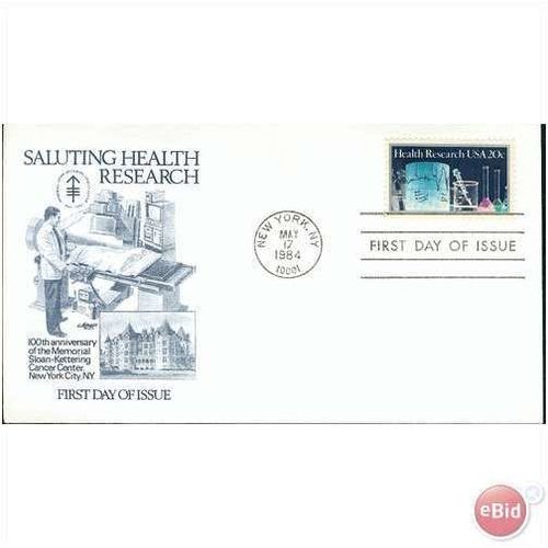 USA FDC 1984 - SG 2084 - Saluting Health Research