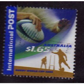 AUS 2003 $1.65 'RUGBY WORLD CUP' FINE USED (EBID44-018)