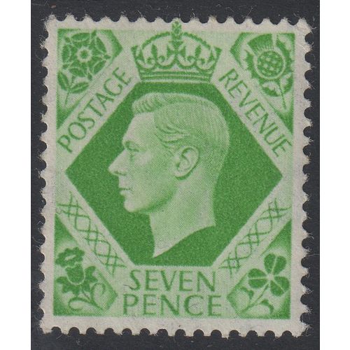 Sg471 7d Emerald Green fine lightly m/mint (G31a)