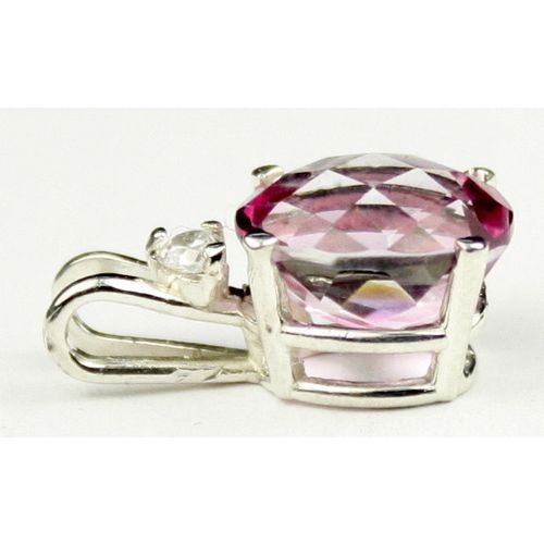 Pure Pink Topaz, 925 Sterling Silver Pendant, SP020