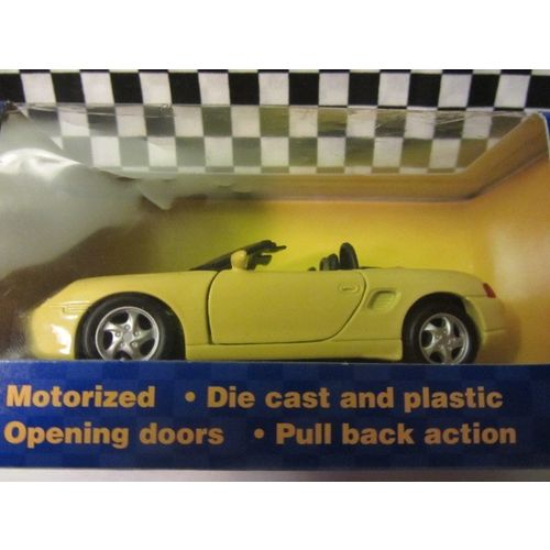 MAISTO 1/43 SCALE ROAD & TRACK POWER RACERS PORSCHE BOXSTER