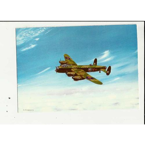 Aviation AVRO LANCASTER MK III Postcard by Dixon (PVT 87560)