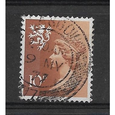 Scotland.S29 10p Orange-Brown.Fine Used.Mar19a