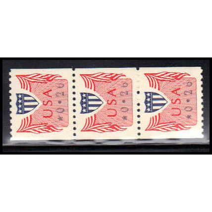 CVP31 26c Shield Very Fine MNH Dry Gum Strip of 3 PA5193