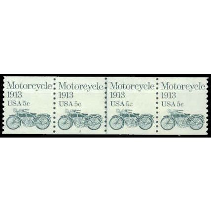 1899 5c Motorcycle Very Fine MNH Dry Gum PNC 2/4 G0176