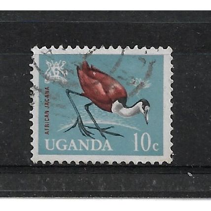 Uganda.SG114 10c African Jacana.Fine Used.Aug21