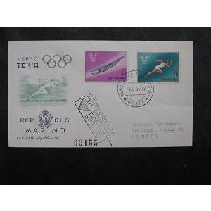 San Marino 1964 - Olympic Games- Tokyo - FDC