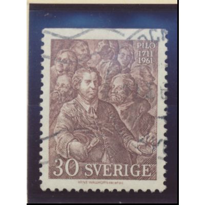Sweden Stamp Scott #596, Used