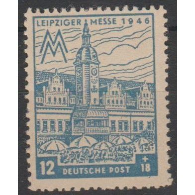 Mi: 163AZzb MNH 1945 SBZ Certificate Cat € 250