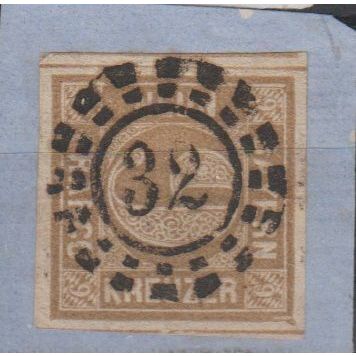Mi: 11 used 1862 Bavaria Cat € 20