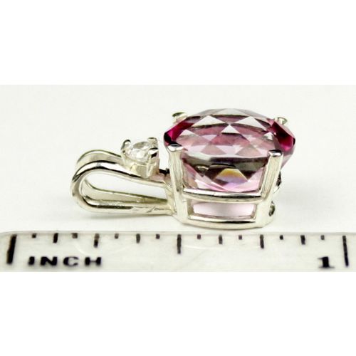 Pure Pink Topaz, 925 Sterling Silver Pendant, SP020