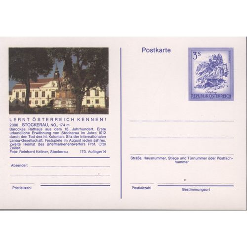 Austria unused - 3s pre-paid - Stockerau