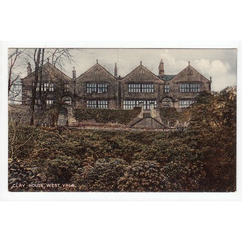 Clay House West Vale Near Halifax Yorkshire Postcard 125