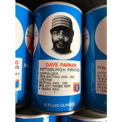 RC Cola 1977 Baseball Player Can Lot Of 5 Parker Boone Perez Garland Messersmith