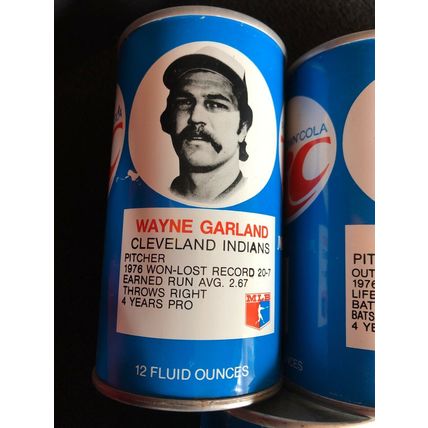 RC Cola 1977 Baseball Player Can Lot Of 5 Parker Boone Perez Garland Messersmith
