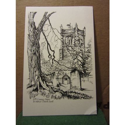 ST. MARY THE VIRGIN PARISH CHURCH, EWELL, Surrey. unused postcard =