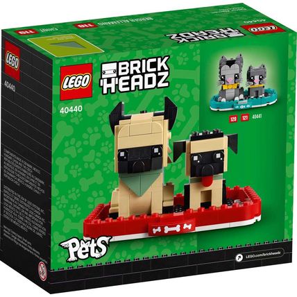 LEGO 40440 - LEGO GERMAN SHEPHERD & PUPPY BRICK HEADZ - BRAND NEW AND SEALED