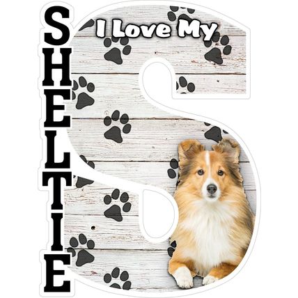 I Love My Sheltie Fridge Magnet