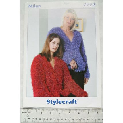 Vintage: Stylecraft 4994 cardigans, DK, 32-42 inch, 81-107 cm