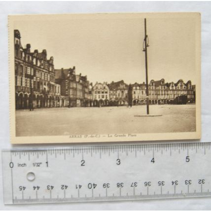 vintage Postcard Arras La Grande Place