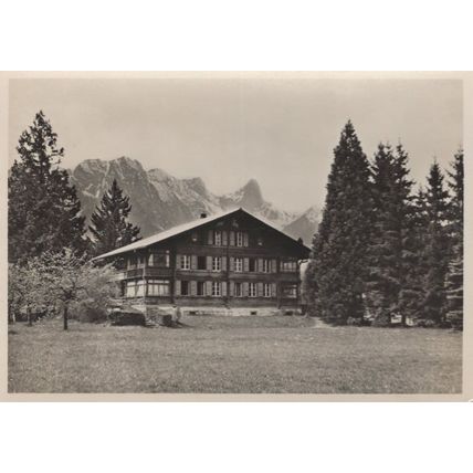 Helmstatte Der Reformierten Jugend Gwatt Swiss RPC Postcard