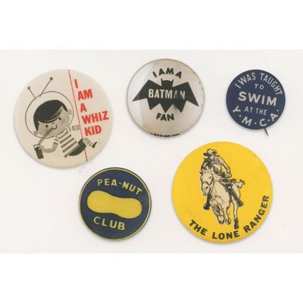 I Am A Batman The Lone Ranger Fan Film TV Show Badge Button Postcard