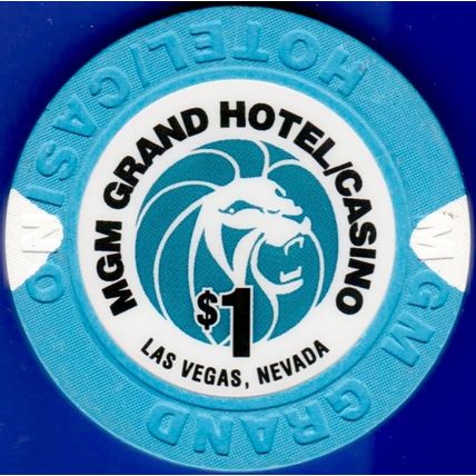 MGM Grand. $1 Casino Chip. Las Vegas, NV. B25.