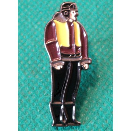 WW2 Battle of Britain RAF Spitfire/ Lancaster Bomber Pilot Enamel Metal Badge