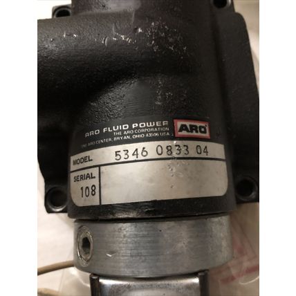 NEW ARO 5346-0833-04, 108 VALVE 115V ARO FLUID POWER 150PSI,CS