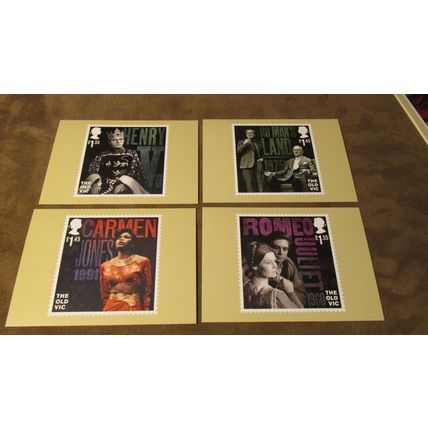 2018 GB PHQ FDC Cover Postcards - The Old Vic Theatre