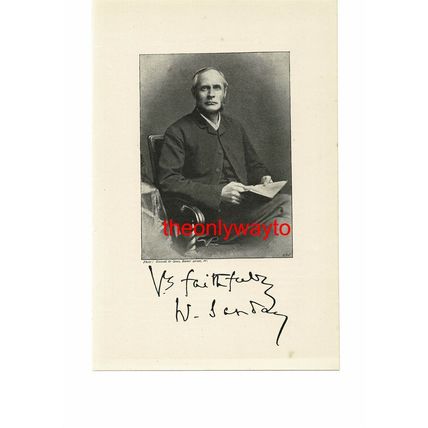 Prof William Sanday, Theologian, Book Illustration (Print), 1895