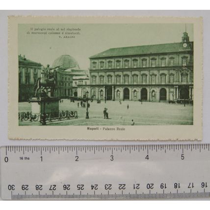 vintage postcard Napoli, Palazzo Reale