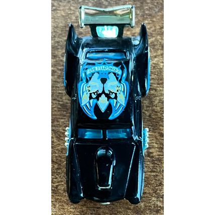 Gringoyle Bat Tampo LOOSE Dragster Car 2001 Hot Wheels "Jaded In Black" Diecast