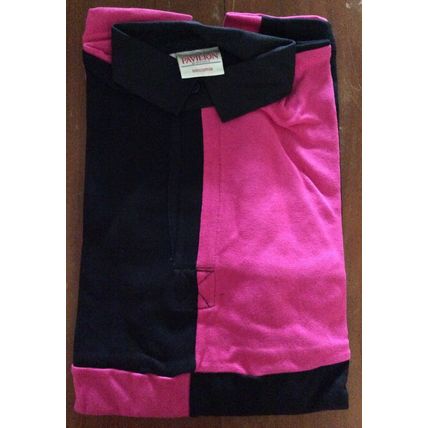 NUTTALLS PAVILION CLASSIC HARLEQUIN LONG SLEEVE COTTON RUGBY SHIRT (S) 34" - 36"