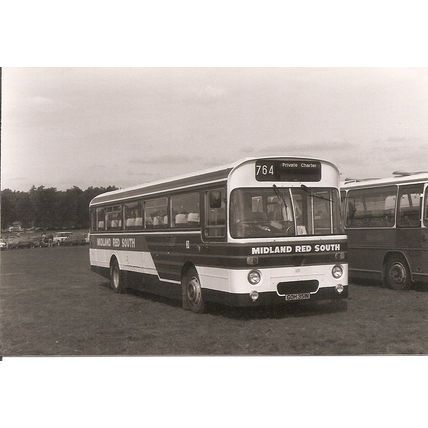 Black & White Photograph of Midland Red (South) Ltd. - GOH 351N