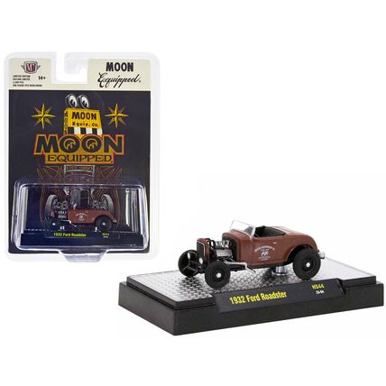 1932 Ford Roadster Brown Primer "Mooneyes - Moon Equipped" Limited Edition to...