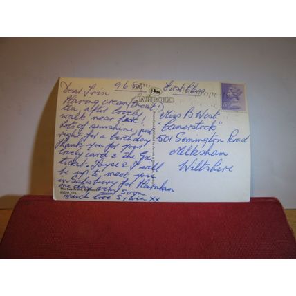 THE SEA FRONT, SIDMOUTH, Devon. used postcard by Jarrold 1980s =