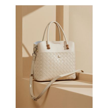 Time Resistance Leather Handbag Leather Purse for Women - Top Handle Bag - Tote