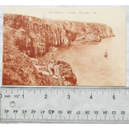 vintage postcard Cap Frehel, The Cape